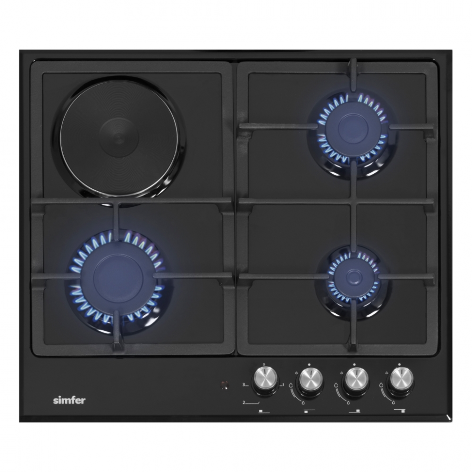 Simfer H60V31B516 комбинированная варочная поверхность