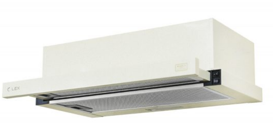 LEX HUBBLE 600 IVORY LIGHT вытяжка встраиваемая телескопическая
