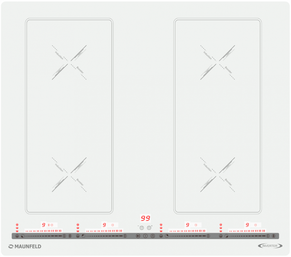 Maunfeld CVI594SB2BGA Inverter индукционная варочная панель