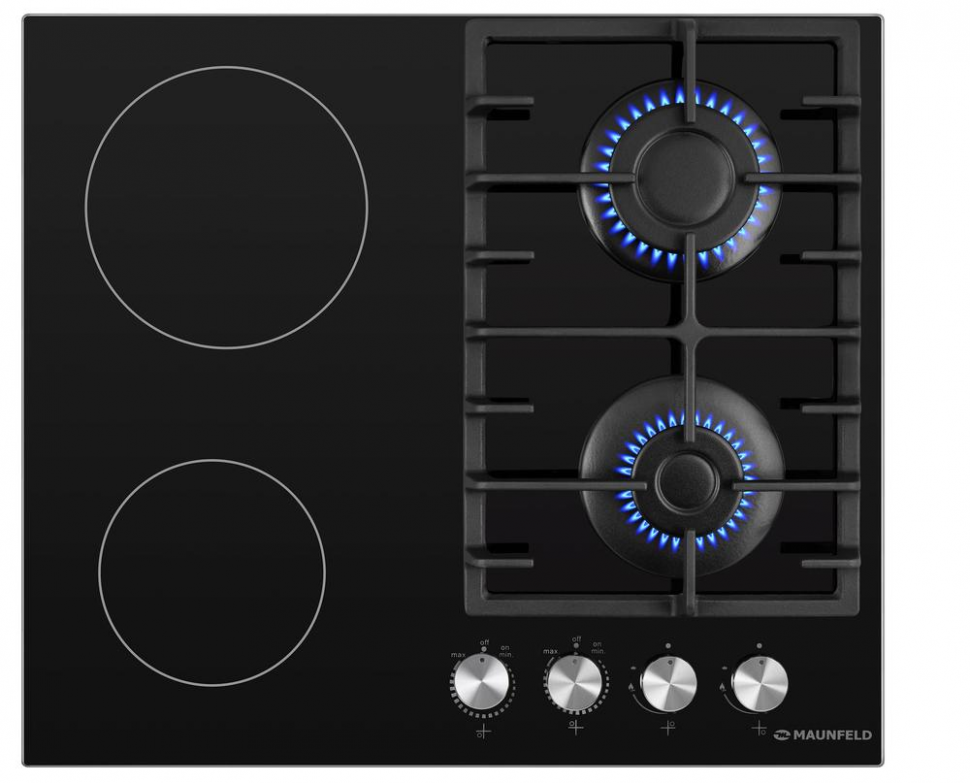 Maunfeld EEHE.642VC.3CB/KG комбинированная варочная панель
