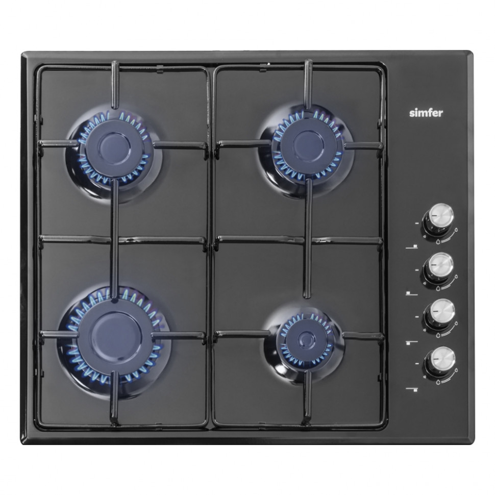 Simfer H60Q40B400 газовая варочная панель