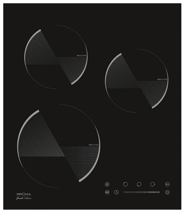 Krona steel OMBRA 45 BL индукционная варочная поверхность