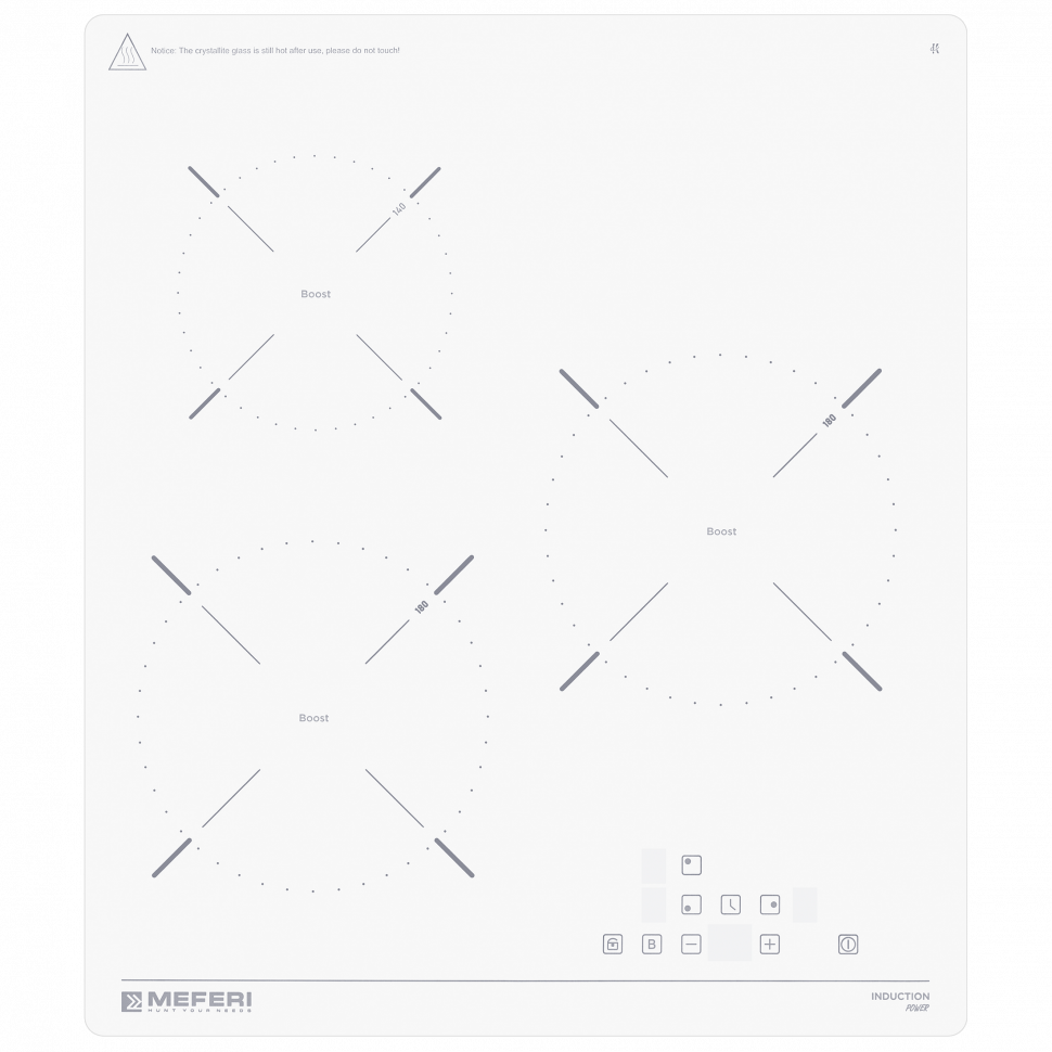 Meferi MIH453WH POWER индукционная варочная панель