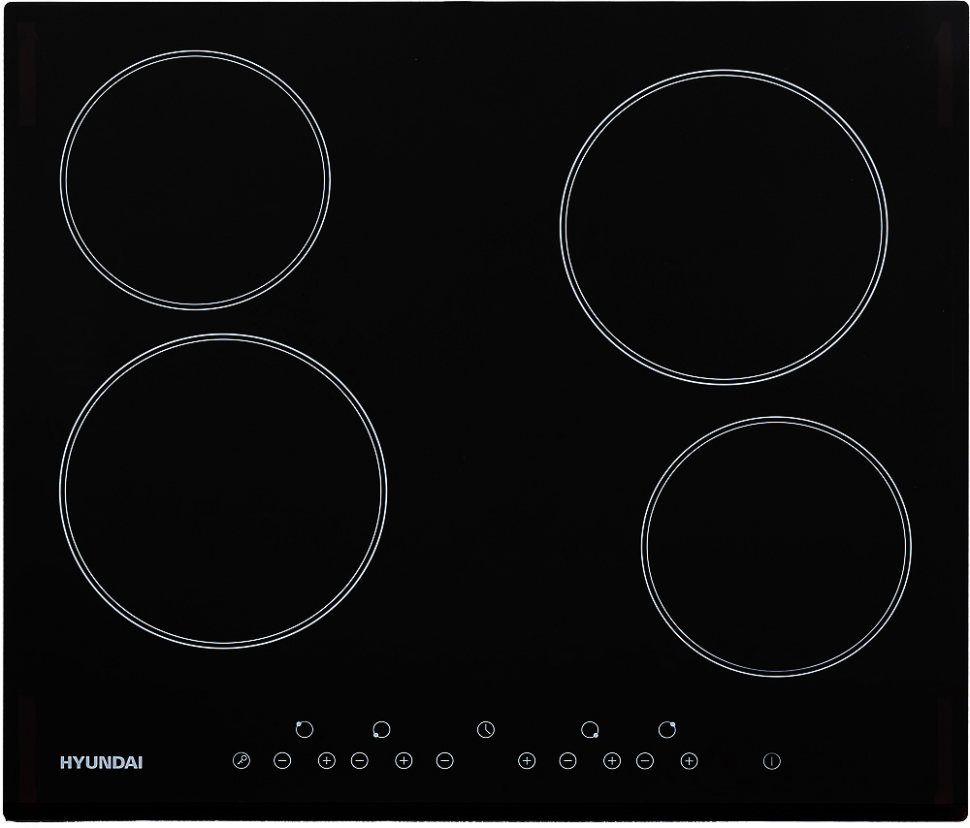 Hyundai HHE 6450 BG электрическая варочная поверхность