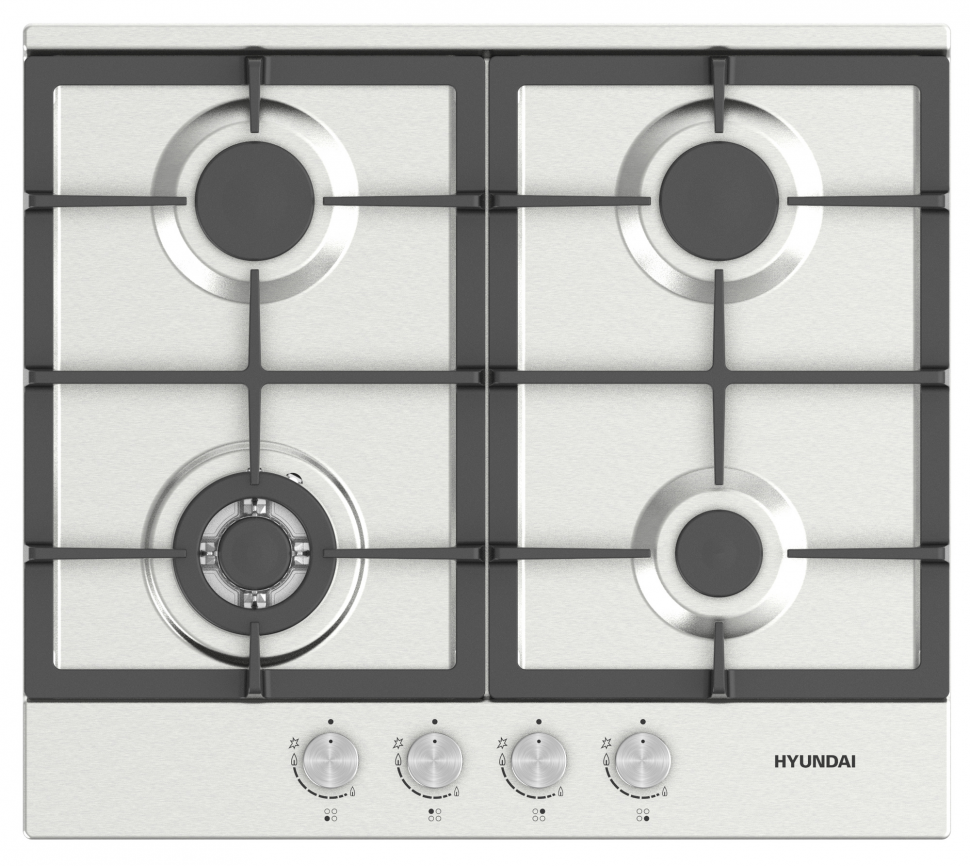 Hyundai HHG 6435 IX газовая варочная поверхность