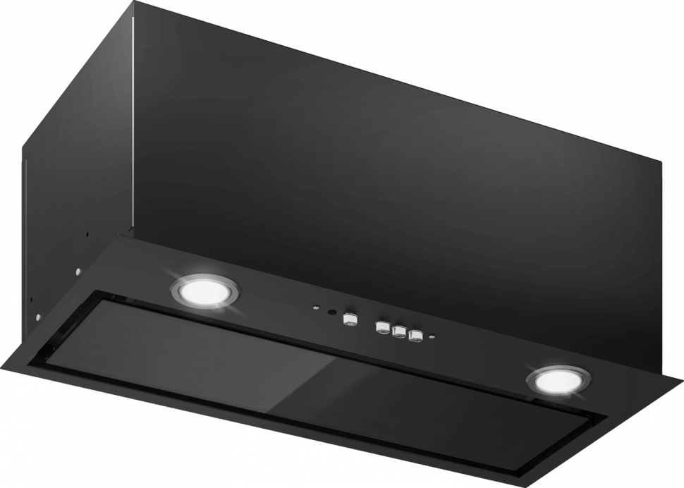 Elikor Cube 60П-650 черный/черный вытяжка