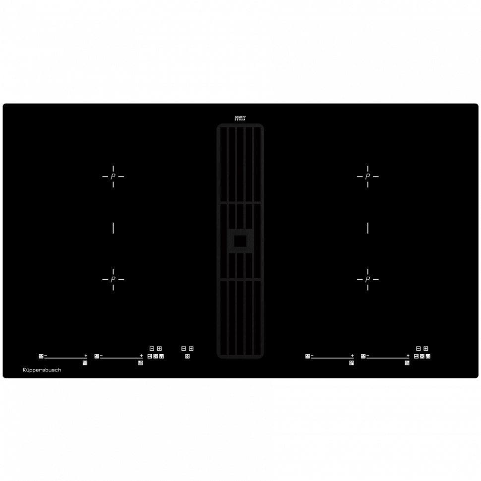 Kuppersbusch KMI 9800.0 SR индукционная варочная панель со встроенной вытяжкой
