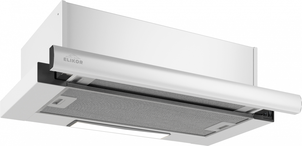 Elikor Slide 60П-430 белый/бел вытяжка
