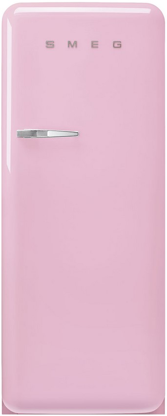 Smeg FAB28RPK5 отдельностоящий однодверный холодильник розовый
