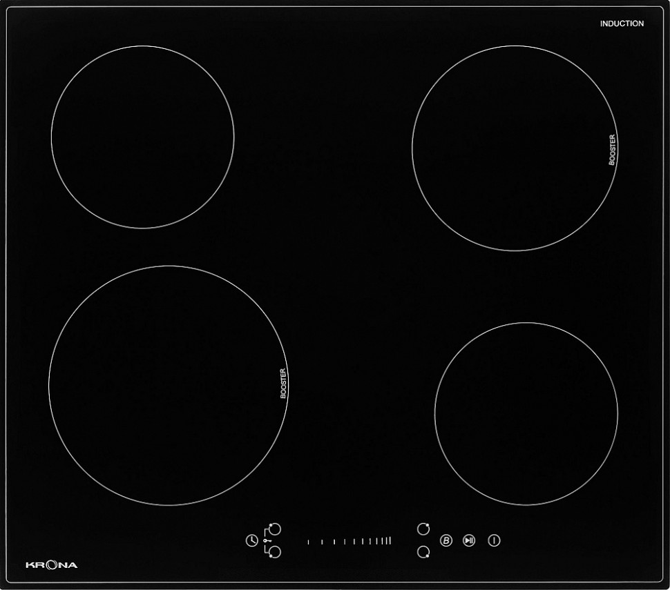 Krona steel FORTE 60 BL индукционная варочная поверхность