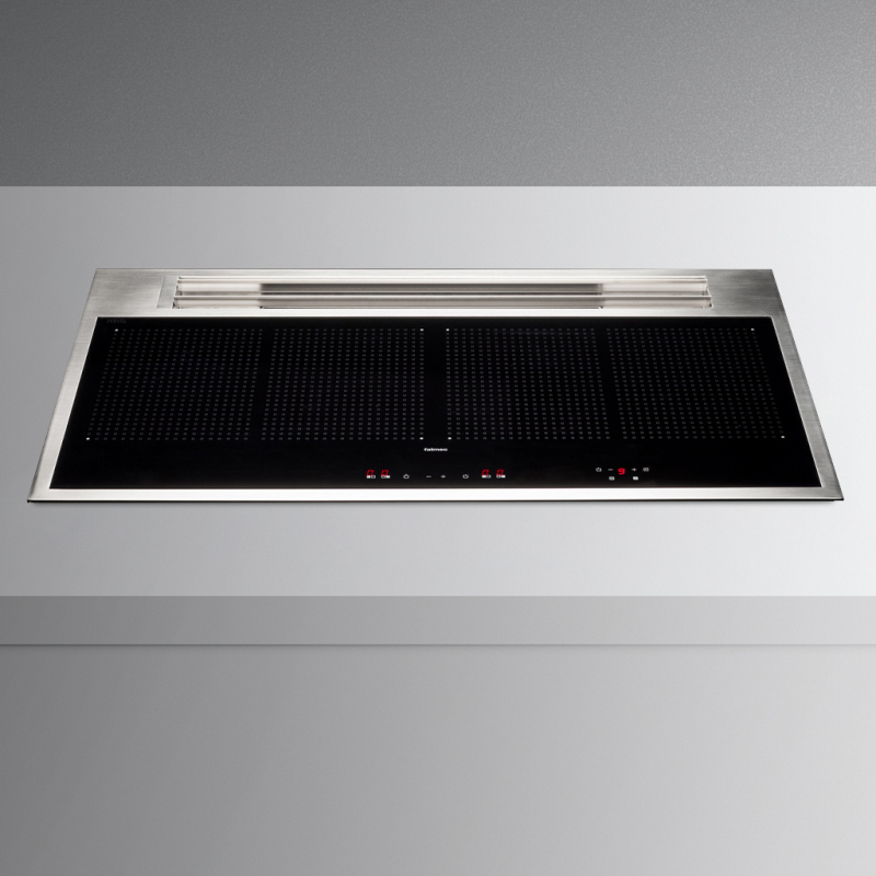 Falmec SINTESI BLACK варочная индукционная панель с вытяжкой