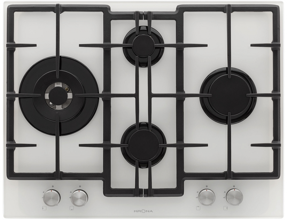 Krona steel RITTER 67/60 WH газовая варочная поверхность