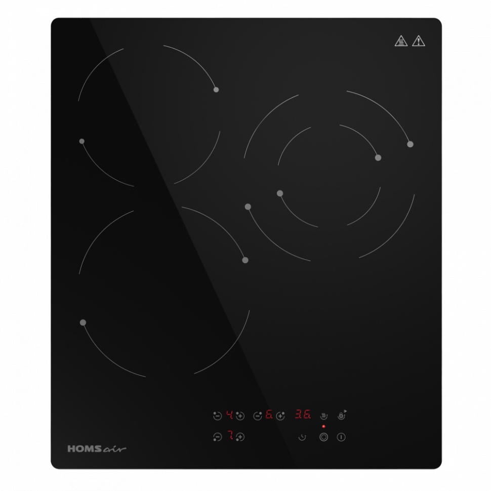 HOMSair HVC43DBK электрическая варочная панель
