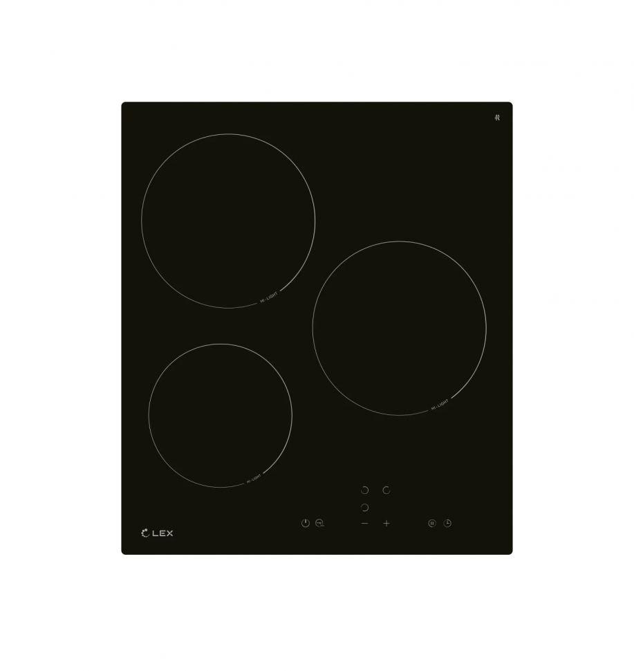 Lex EVH 430A BL электрическая варочная панель