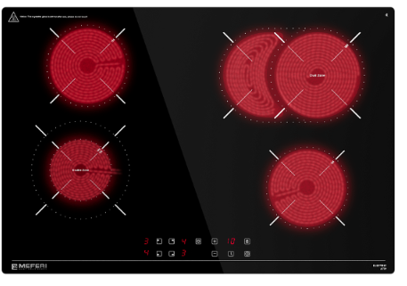Meferi MEH754BK ULTRA электрическая варочная панель