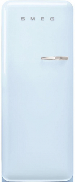 Smeg FAB28LPB5 отдельностоящий однодверный холодильник пастельный голубой