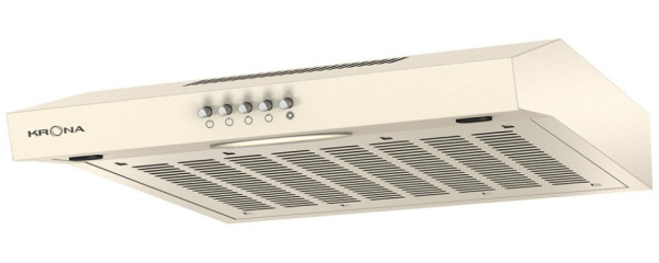 Krona steel VENERA 600 black S вытяжка кухонная