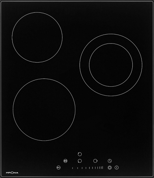 Krona steel LAUREL 45 BL электрическая варочная поверхность