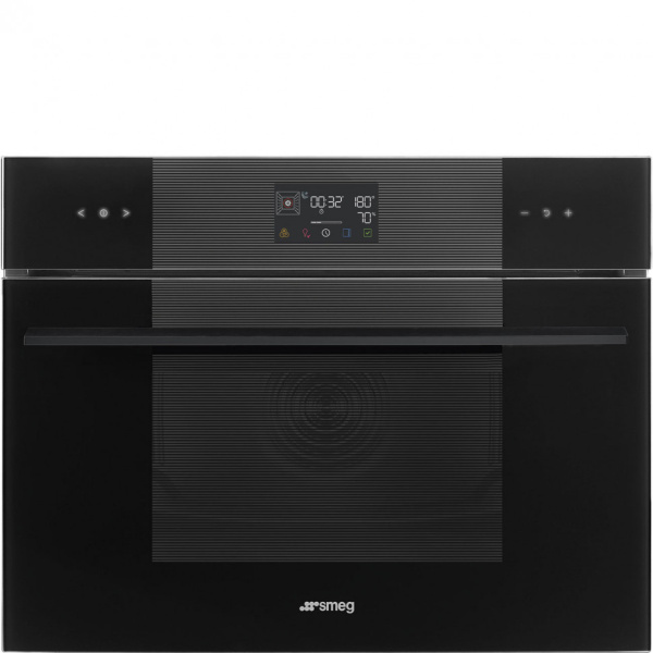 Smeg SO4102S3B3 компактный многофункциональный духовой шкаф комбинированный с паром