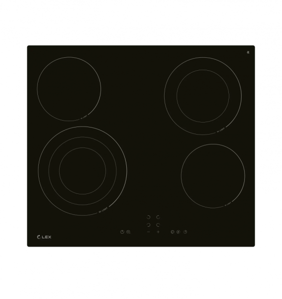 Lex EVH 642B BL электрическая варочная панель