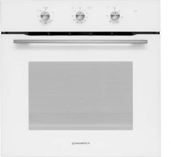 Maunfeld MOGS703W духовой шкаф газовый с электрическим грилем