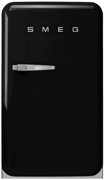 Smeg FAB10RBL6 отдельностоящий однодверный холодильник черный