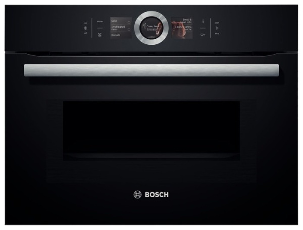 Bosch CMG636BB1 компактный духовой шкаф с СВЧ