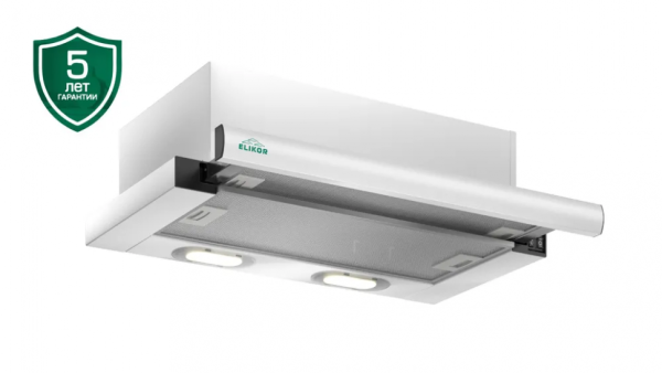 Elikor Интегра 45П-400-В2Л белый/нерж вытяжка