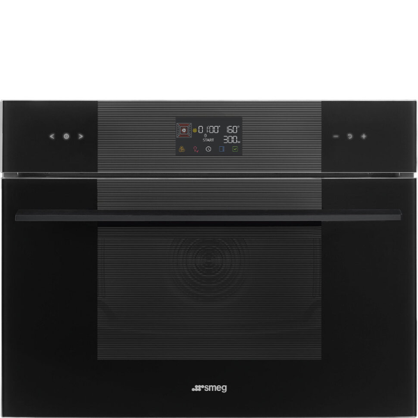 Smeg SO4102M1B3 компактный электрический духовой шкаф с СВЧ