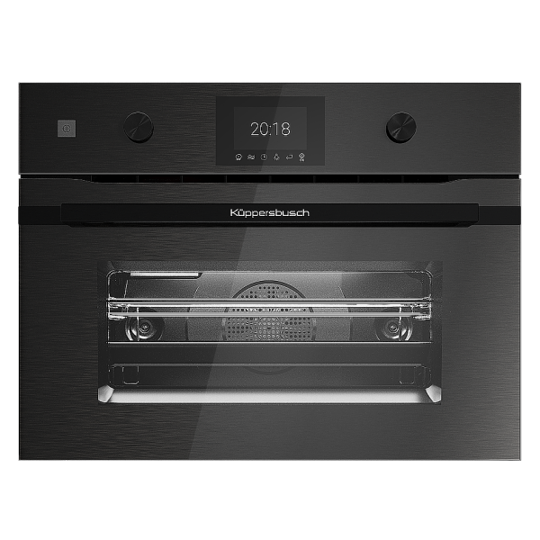 Kuppersbusch CBM 6350.0 GPH 6 Black Steel электрический компактный духовой шкаф с микроволнами