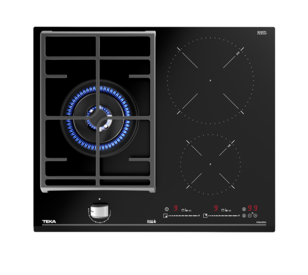 Teka HYBRID JZC 63312 ABN BLACK комбинированная варочная панель газ+индукция