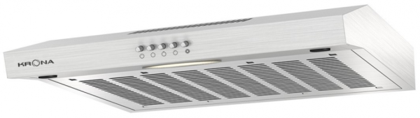 Krona steel ERMINA 600 inox PB вытяжка кухонная