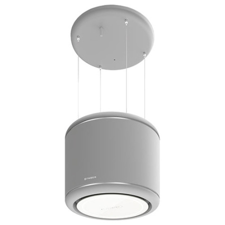 Faber ODETTE PLUS GREY MATT островная вытяжка