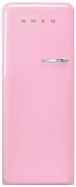 Smeg FAB28LPK5 отдельностоящий однодверный холодильник розовый
