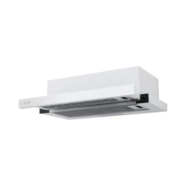 LEX HUBBLE 500 WHITE  вытяжка встраиваемая телескопическая