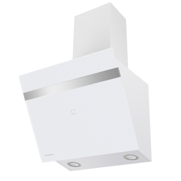 Maunfeld MEDWAY 60 Glass White/ Stripe Inox вытяжка наклонная