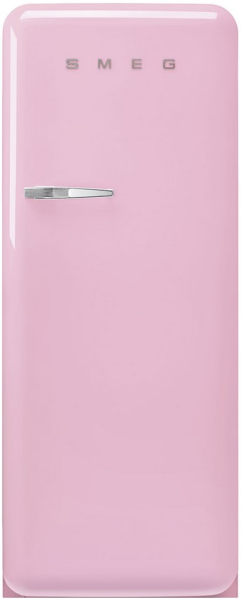 Smeg FAB28RPK5 отдельностоящий однодверный холодильник розовый