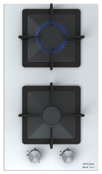 Krona steel CALORE 30 WH газовая варочная поверхность